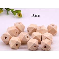 2 hạt gỗ đa giác đủ size 10mm-12mm-14mm-16mm-18mm-20mm-25mm-30mm