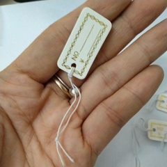 20/50 tem thẻ treo giá trang sức,sản phẩm nhỏ-15x30mm _ mh 2456-2