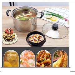 NỒI inox 2 LÍT ĐÁY TỪ 20CM GIÁ RẺ