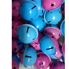 chuông lục lạc to 40mm màu đỏ bóng