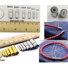 khóa đầu dây làm vòng tay đủ size 2-3-4-5-6mm