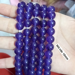 1 viên mã nãotrắng, đỏ, đen, tím có lỗ xỏ 1mm đến 1,5mm size 6mm 8mm 10mm 16mm 18mm 20mm