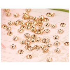 gói 1000 cái đế hoa ốp hạt mỏng size 6-8-10mm