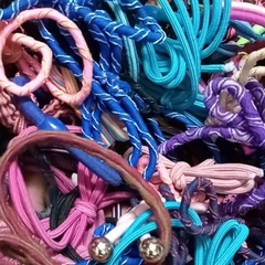 5-10 Dây thun cột tóc nhiều màu ngẫu nhiên
