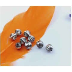 gói 5 charm đồng khía cạnh 8ly (p160-7 / 31)