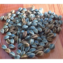 10 hạt gốm sứ trái khế 12x 18mm