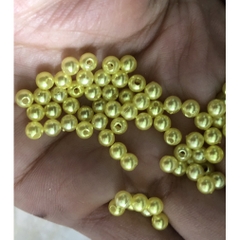 10-50 gam hạt châu 4mm, hạt cườm,hạt bẹt nhựa nhiều màu có lỗ
