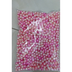 35-70 hạt nhựa , hạt cườm, hạt bẹt KHÔNG lỗ 6-8mm (gói 10gam) đa sắc, màu loang trang trí lọ trang điểm, làm thủ công