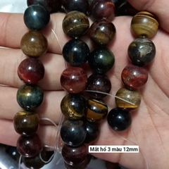 1 viên mã não đỏ đen 8mm 10mm 12mm