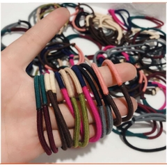 10 dây buột tóc sợi đôi 2 màu