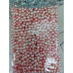 35-70 hạt nhựa , hạt cườm, hạt bẹt KHÔNG lỗ 6-8mm (gói 10gam) đa sắc, màu loang trang trí lọ trang điểm, làm thủ công