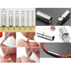 chốt khóa có nút vặn xoay inox không rỉ làm vòng tay