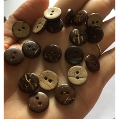 (p118-38) 10-50 nút gỗ dừa size 12.5/15/18mm