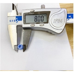 #P117-63 gói 10-50gam hạt nhựa tròn trụ lỗ lớn xỏ vòng 6x8 &6x9mm