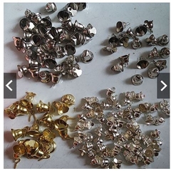 10 chuông trụ size 10-12-14mm làm trang sức, trang trí handmade (p160-26)
