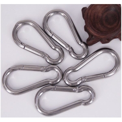 móc khóa lò xo kiểu bầu (p168-5) móc carabiner bảo hiểm an toàn chắc chắn chịu lực
