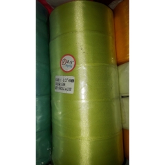 cuộn 25yds (22met) dây satin , dây ruy băng , dây lụa to bản 10-40mm