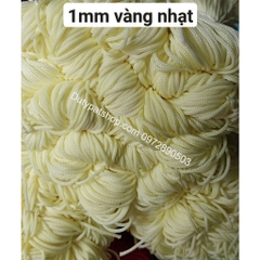 20met Dây dù 1mm sợi tròn mềm mịn (hàng nhập)- có 12 màu