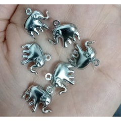 1 mặt dây chuyền inox không rỉ hình con voi 14x15mm