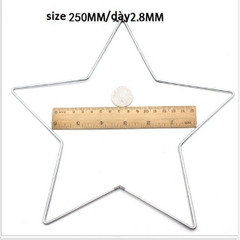 Vòng tròn, trái tim, ngôi sao từ 25-35cm làm dreamcatcher đủ loại (size đại)