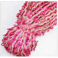 2-5met Dây trang trí đính lá vải handmade