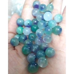 5 hạt đá thiên nhiên 10mm xanh tím