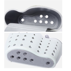 Giỏ nhựa đựng đồ đa năng nhỏ gọn có lỗ thoát nước treo bồn rửa nhà bếp, phòng tắm vệ sinh loại dày tốt