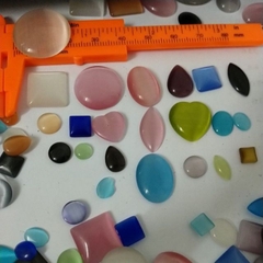 10gam Mặt đá dán mắt mèo hỗn hợp