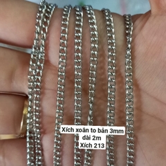 dây xích các loại 5mm,3mm,3,5mm,2mm-x201,x202,x203,x204,x205,x206