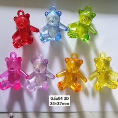 Gấu nhựa, hạt nhựa hình gấu