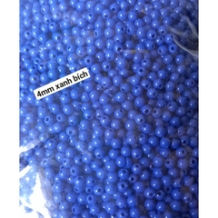 25gam hạt nhựa tròn bóng nhiều màu size 4mm