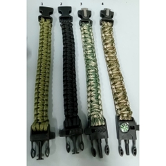 vòng tay paracord, vòng tay sinh tồn có còi , dao, la bàn, đánh lửa