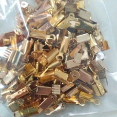 50 Kẹp 3 lá khóa nối đầu dây làm vòng 3/4/5/6mm
