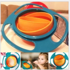 Chén bát ăn dặm thông minh xoay 360 độ- không làm do thức ăn ra ngoài - ăn toàn tuyệt đôi với bé (p191-69