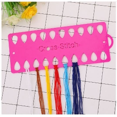 Bảng nhựa nhiều lỗ mắc sợi, chỉ thêu chống rối