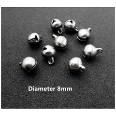 5-10 charm chuông inox không rỉ mix vòng