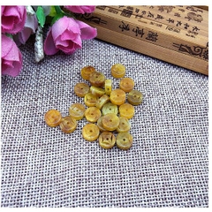 1 viên charm đồng tiền đá 3x8mm tự nhiên, lỗ xỏ 1mm mix vòng - MH 2641 (P131-34)
