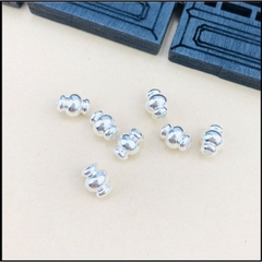 5-10 viên charm hồ lô 6x8mm, lỗ xỏ 1.7mm (p160-4) mix vòng tay, vòng cổ, trang sức, trang trí handmade