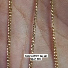 dây xích các loại 4mm, 0,6x2mm, 3,5mm, 3mm, 2mm- xích401, xích402,xích403,xích404,xích405,xích406,xích407,xích408,xích09
