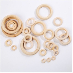 gói 5 Khoen vòng gỗ tròn 7cm