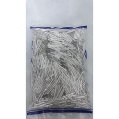 cườm ống, cườm trúc màu vàng, bạ dài 3-25mm (gói 10gam)