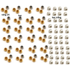 gói 20 -100 viên charm quả bí size 3.2mm- MH2454