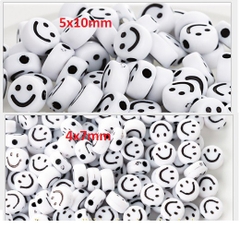 10 gam hạt mặt cười 7MM / 10mm làm vòng nhiều màu