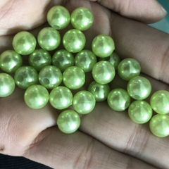 10-50 gam hạt châu 8mm, hạt cườm,hạt bẹt nhựa nhiều màu có lỗ làm vòng tay, vòng cổ, trang trí quần áo