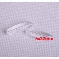 15gam (10 hạt) đá thủy tinh nhân tạo lu thống 6x22mm (có 9 màu) có lỗ xỏ làm vòng