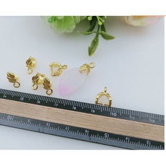 1 kẹp mặt dây chuyền chiếc lá (p160-9)