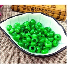 2-5 viên charm xỏ đá 9-10mm, lỗ 5mm tự nhiên (p131-22) -MH 2635