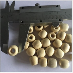 (P118-36) 25-100gam hạt gỗ 11x12mm & 16x17mm lỗ lớn dùng làm đồ chơi, trang trí