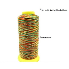 Bộ 6 Chỉ nylon ngũ sắc đủ 6 size -giá chỉ 45k /1 cuộn