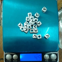 5gam chữ V- Hạt nhựa vuông 7mm